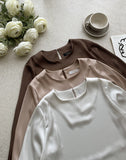 Jay Round Satin Blouse