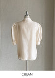 Rubille Collar See-through Frill Blouse