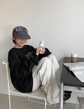 Daiki Banding String Color Matching Fleece Pants