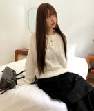 Kimu Leopard Baguette Shoulder Bag