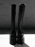 1155 Platform Sole Long Boots (9cm)