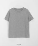 [BAONHAUS] [BASIC-ON] Teki Basic Cotton Round Short Sleeve Tee