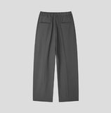 Coz pin tuck half banding wide slacks