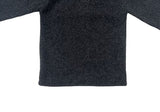 [Fleece/Sleeves Button] Rambo Brushed High Neck Ribbed Button Hood Knit