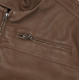 Kien Vintage Trackline Leather Jacket
