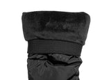 Rail banding fur padded boots