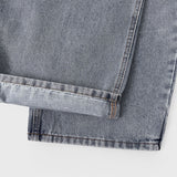 Diagonal One Pin Tuck Washing Loose Balloon Wide Fit Denim Pants