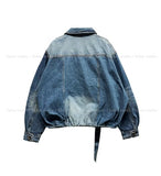 Boden Buckle Crop Denim Jacket