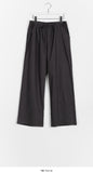 [unisex] Laran Linen Banding Wide Pants