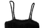 Kewpie Angora Knit Sleeveless Bolero Set