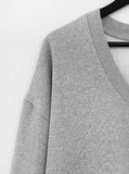 Vise Brushed V-neck Sweatshirt