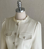 Cren Shirring Pleats Mini One Piece