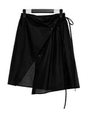 Ash Layered Wrap Skirt