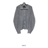 Hachi warmer balloon collar cardigan