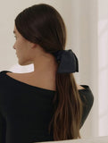 Ribbon Tail Embroidery Hair Scrunchie
