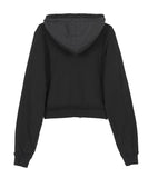 Layered Zip Hoodie
