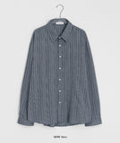 [unisex] G-Seth Summer Stripe Long Sleeve Shirt