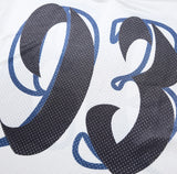 93 V-Neck Mesh Jersey Long Sleeve
