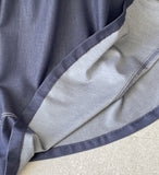 Lopiel Denim Like Banding Flare Long Skirt