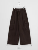Frant Cargo Banding Wide Pants
