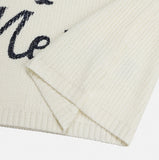 New York color matching v-neck knit