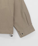 [unisex] Doinin two-way string collar color matching over work jacket