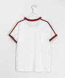 Endley Track Lace Ringer Short Sleeve Tee