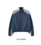 Tudi Diagonal Track Nylon Wind Jumper