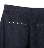 Foreign studded herringbone pants