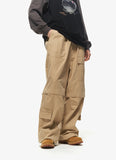 Double Pocket Wide Cargo Pants
