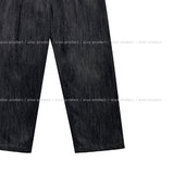 Comp Raw Pintuck Wide Denim Pants