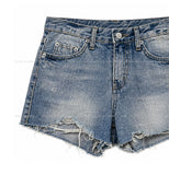 Perry Back Pocket Short Denim Shorts
