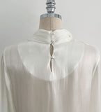 Neju Bling Satin Tie Blouse