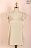 Brussel Satin Sleeveless Blouse