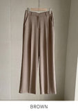 Hien Pin Tuck Span Wide Slacks