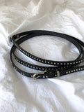 Monto Stud Eyelet Double Long Belt
