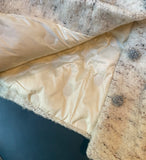 Sophie Boucle Color Matching Collar Quilting Tweed Jacket