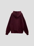 Unisex world lettering brushed hoodie