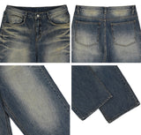 Cambe Washing Wide Denim Pants