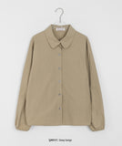 [BAONHAUS] Launing Round Collar Blouse