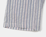 Shudi Stripe Banding Long Wide Pants