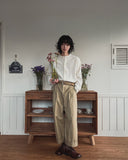 Eki peach two-tuck chino pants