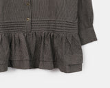 Namo Frill Layered Stripe Shirt One Piece