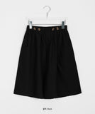 Lakota Banding Button Pocket Bermuda Pants