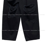 (UNISEX) Damage Balloon Wide Pants