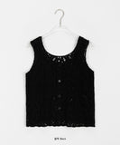 Ruhen layered punching knit vest