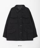 Uuni pocket collar half field jacket