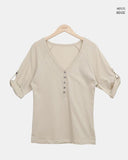 Dales Roll-up Three Quarter T-shirt