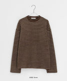 Bodel Fleece Stripe Long Sleeve Tee