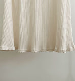 Linda Banding Pleated Maxi Long Skirt